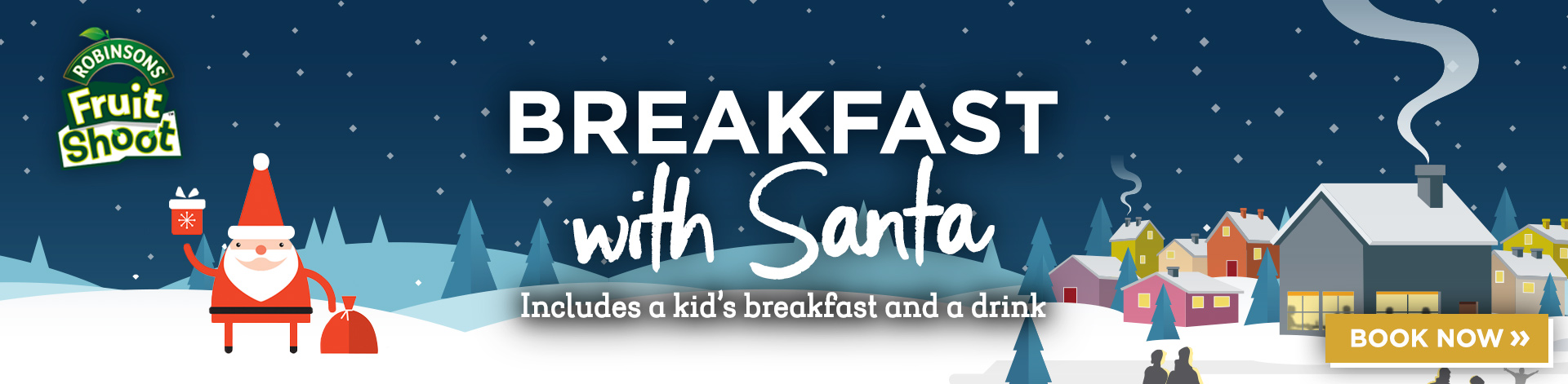 Breakfast with Santa menu at The Old Moat House