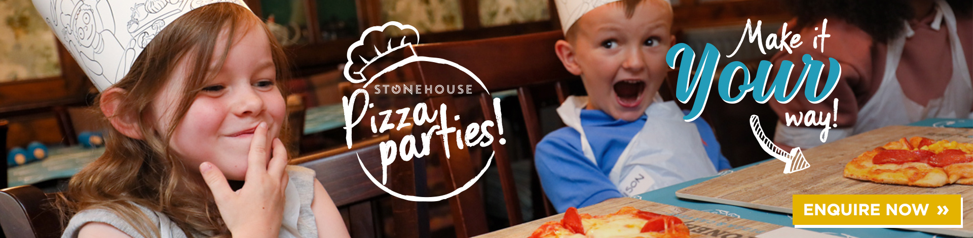 Pizza Parties at Stonehouse Pizza Carvery