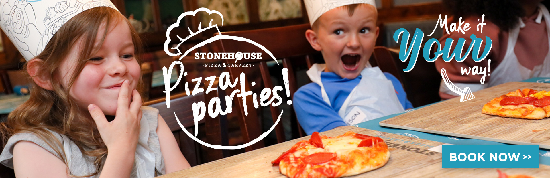 Pizza Parties at Stonehouse Pizza Carvery
